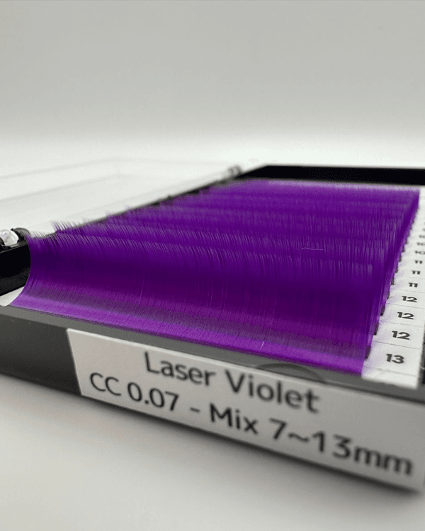 Laser Matte Colored Lashes Viloet